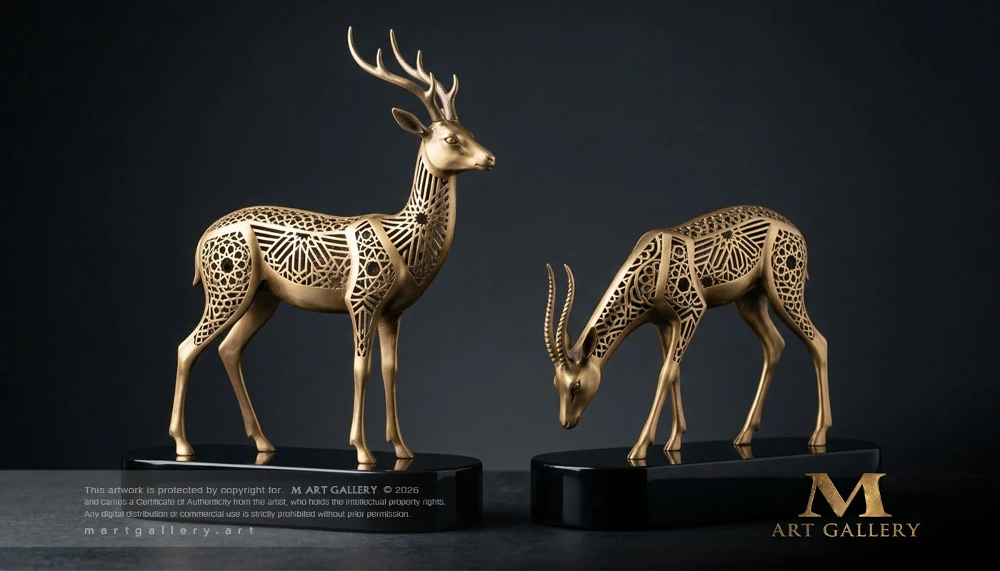 Copper-Gazelle_Ibtisam-Jamjoum_Mart-Gallery_001 Copper Gazelle