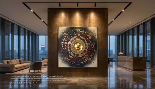 Cosmic Orbit_Arabic Calligraphy_Mart-Gallery_005 Cosmic Orbit